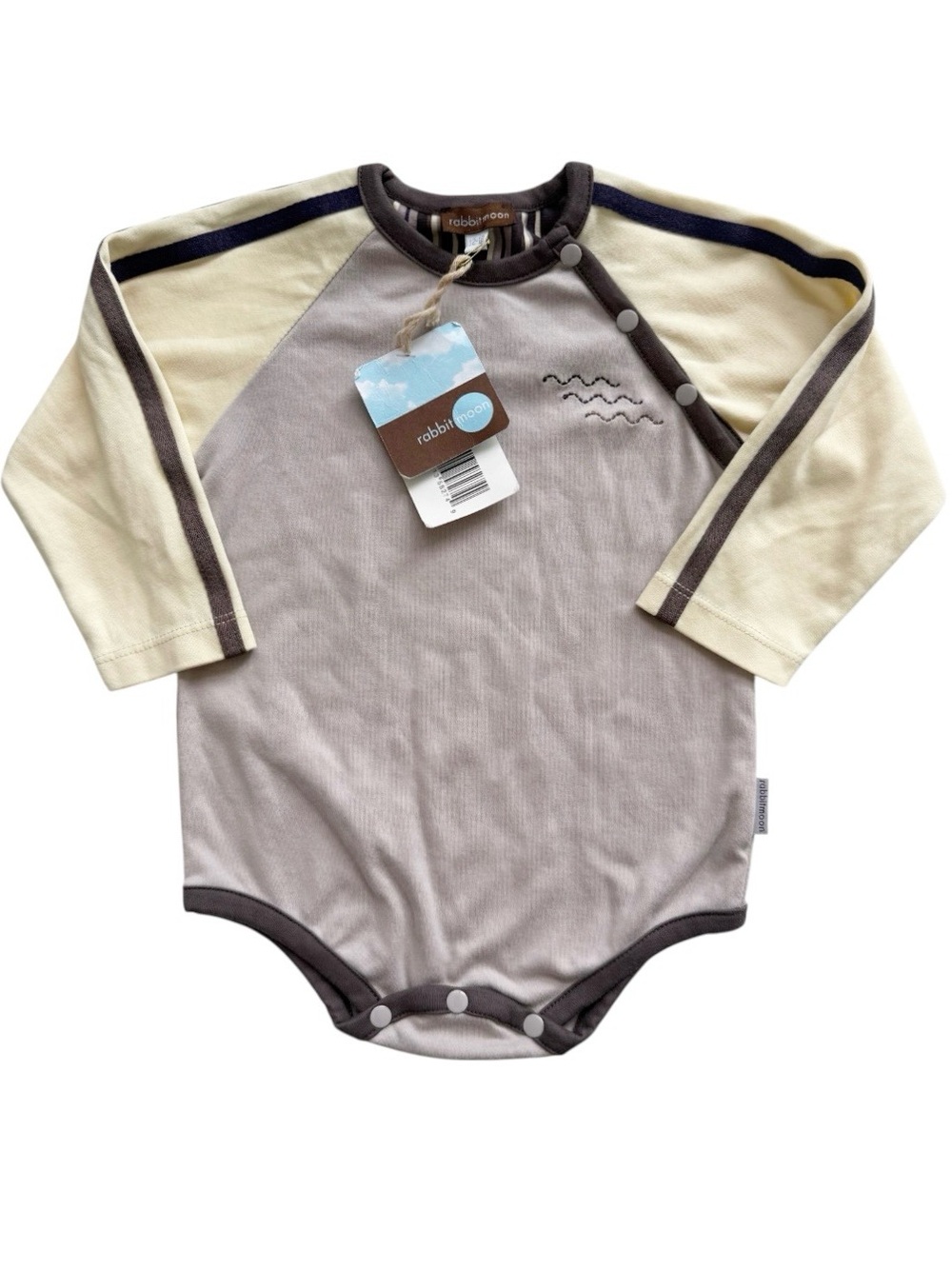 NWT Rabbit Moon Long Sleeved Onesie Size 12-18M